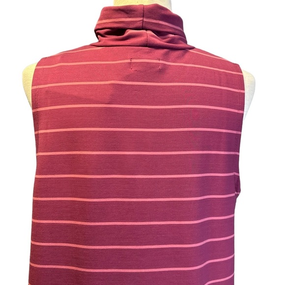 Garnet Hill Mock Neck Sleeveless Split Hem Tunic Top NWT Size Large #47166 - Picture 7 of 13